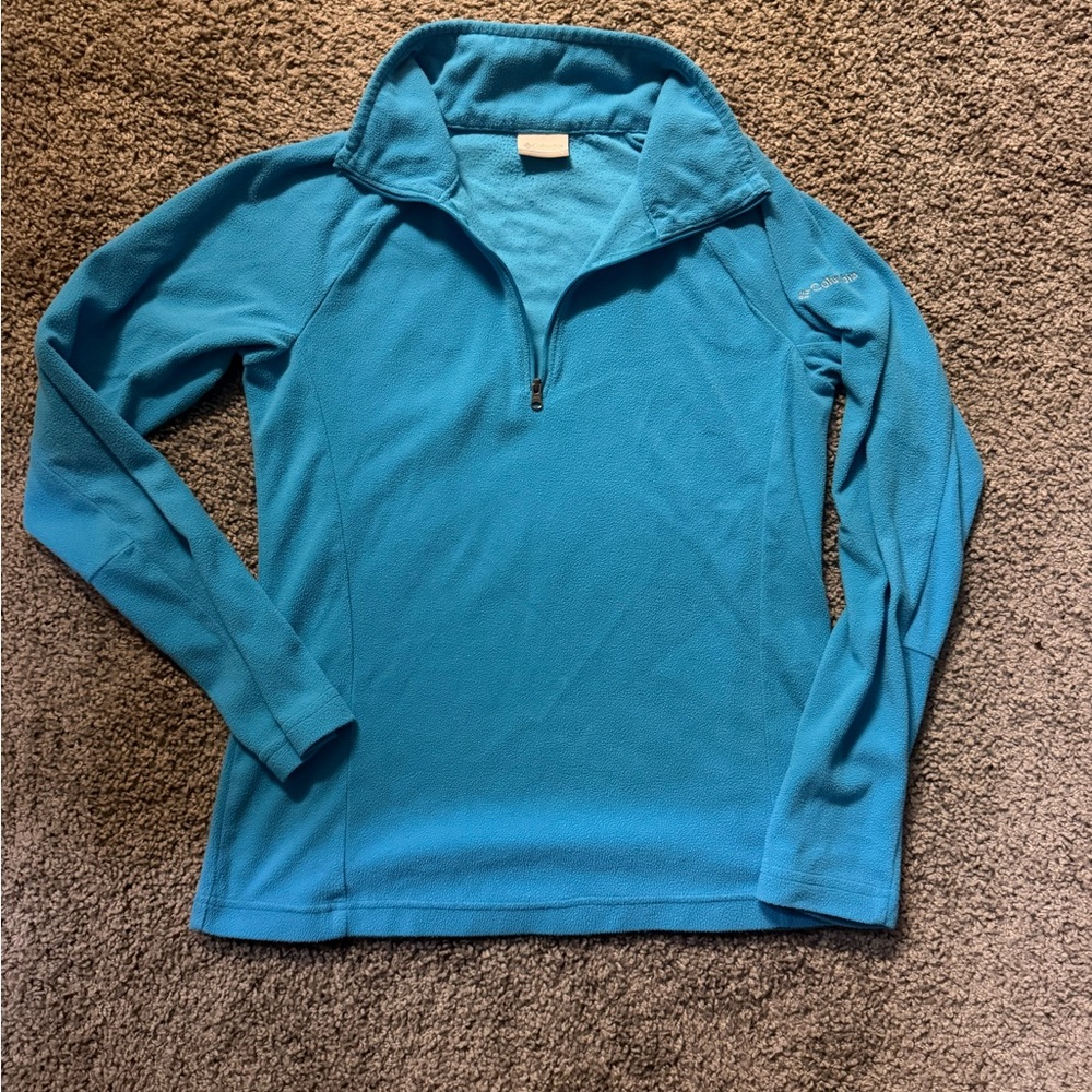 Columbia Teal Fleece Pullover